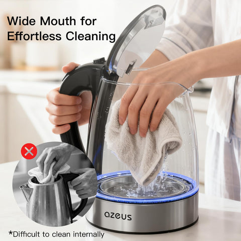 AZEUS 360-degree swivel base for easy placement and cordless use