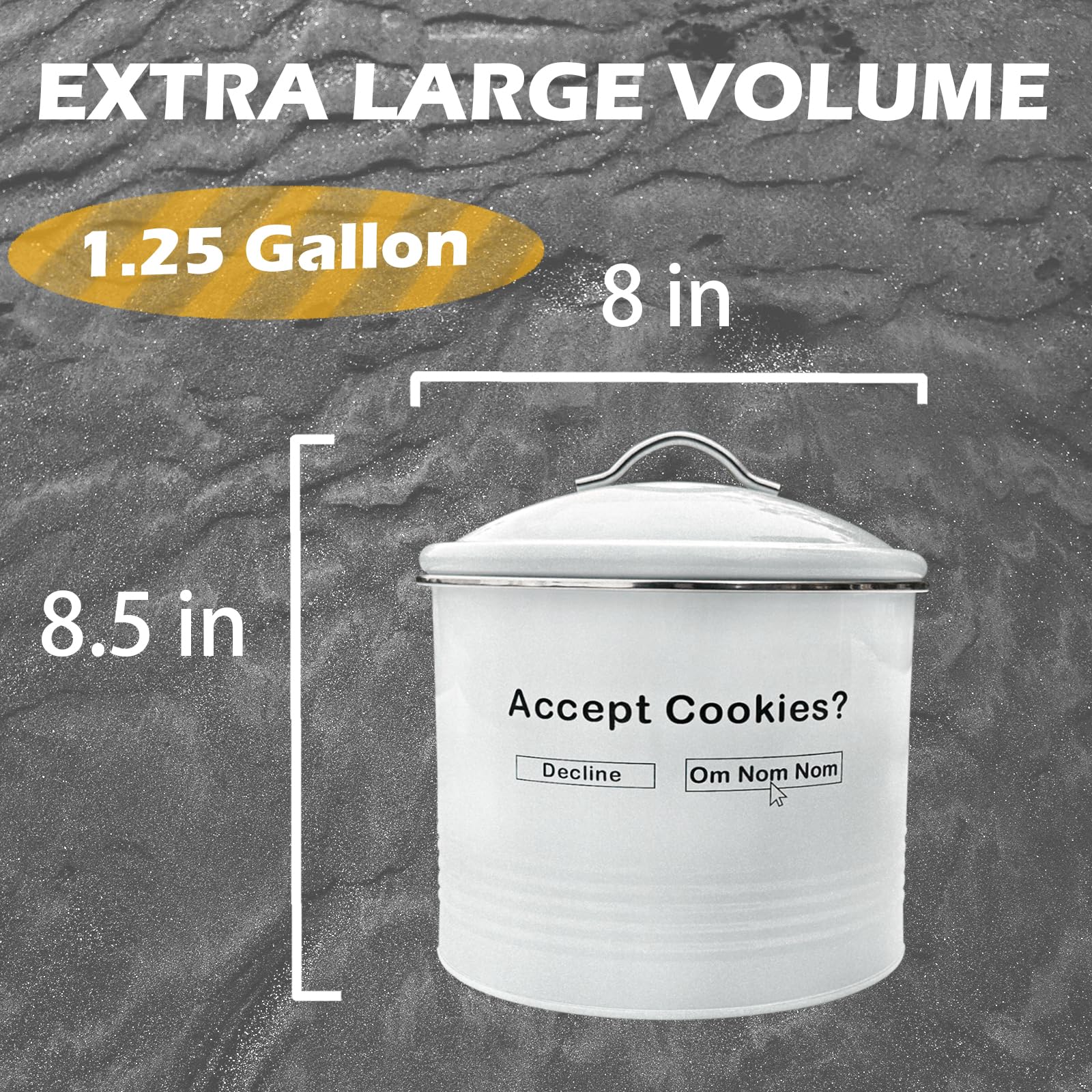 AZEZO funny cookie tin with meme design adds playful charm to daily routines