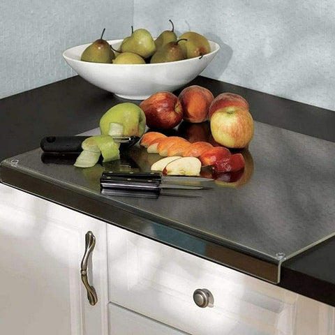 AZM Displays large 24x18 inch workspace supports chopping, dicing, and more.