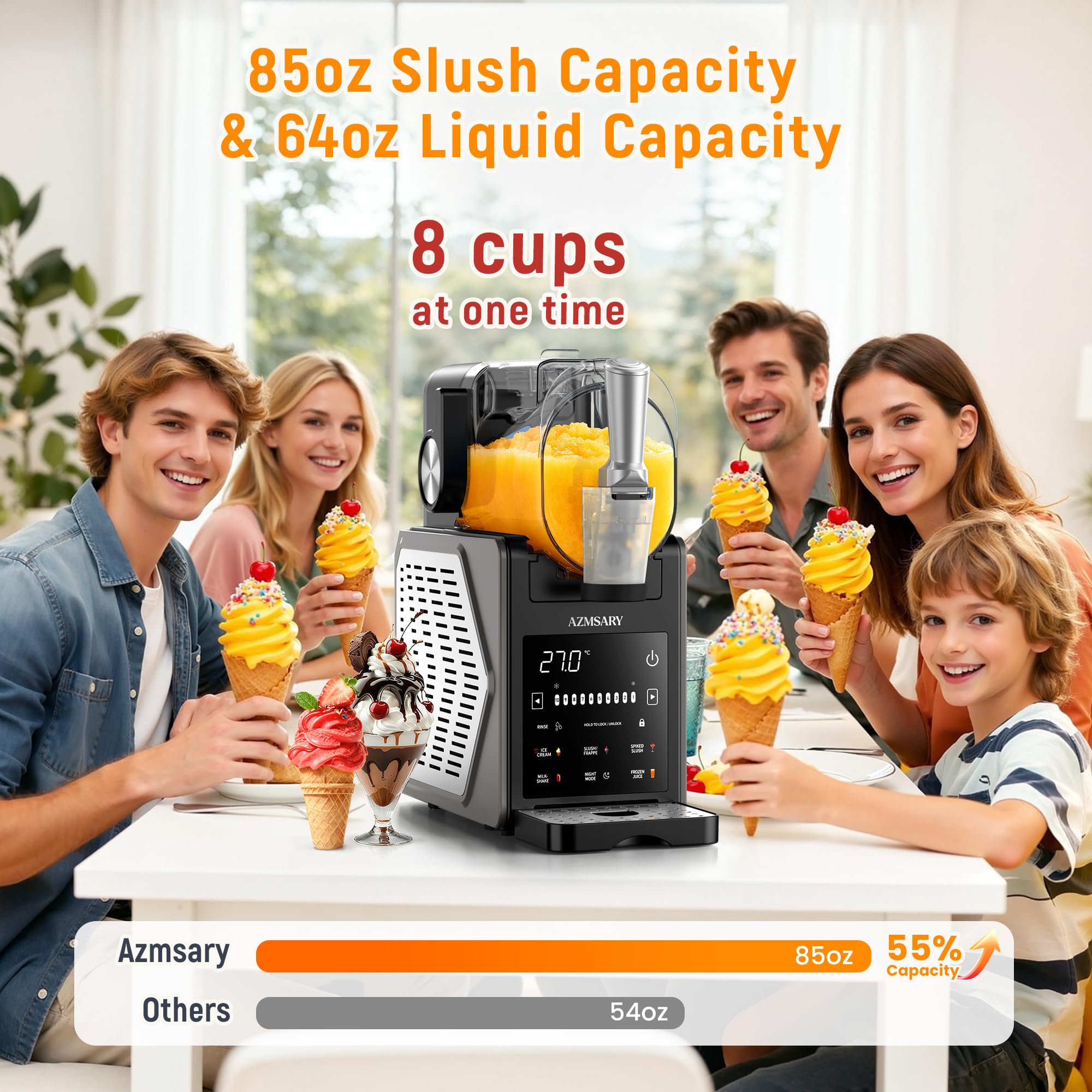 Keeps drinks cool for up to 12 hours after freezing.