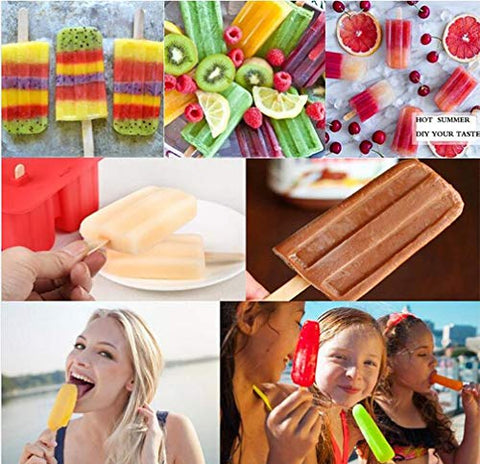Azonbey flexible silicone popsicle molds prevent leaks and cracks