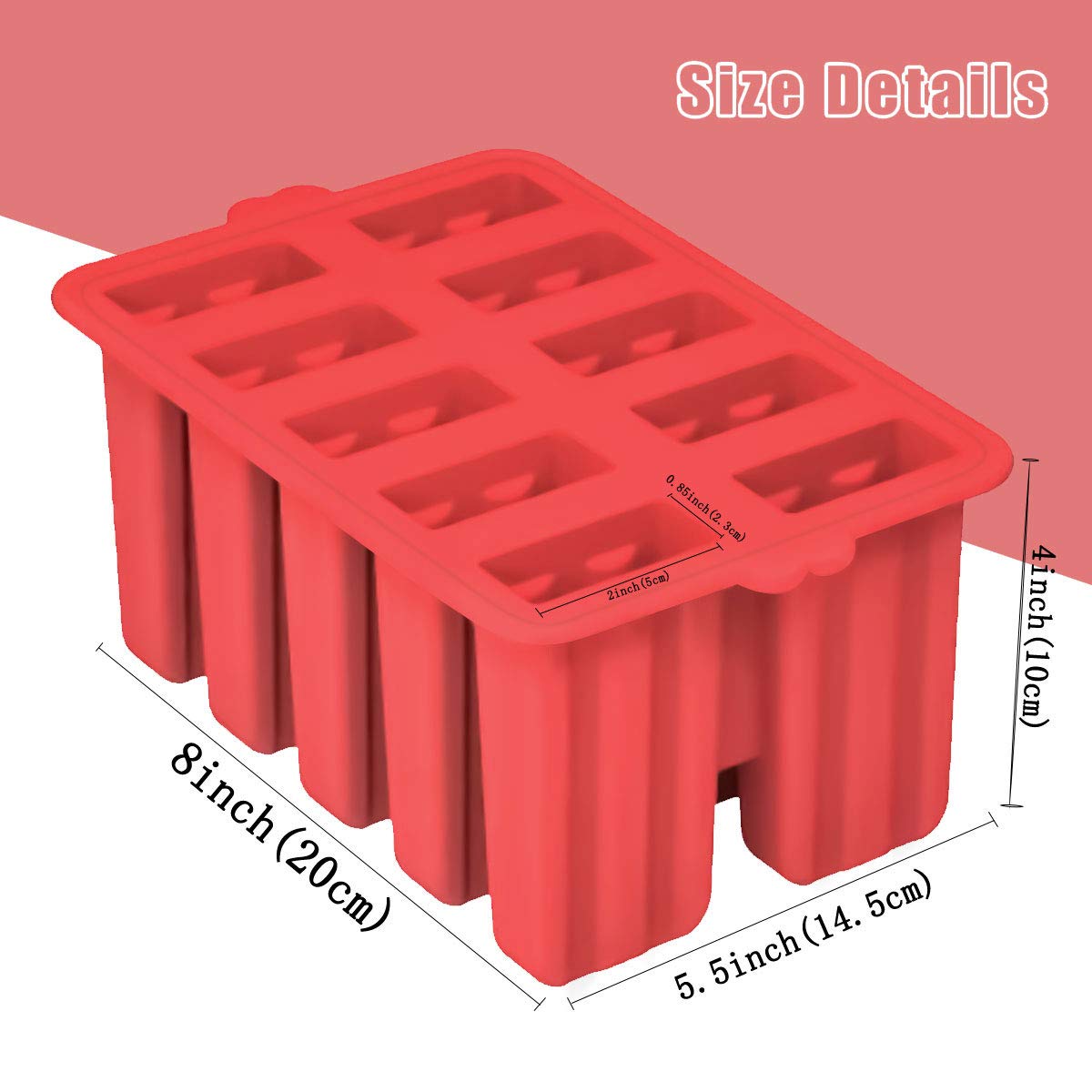Azonbey popsicle molds are dishwasher safe for quick cleanup