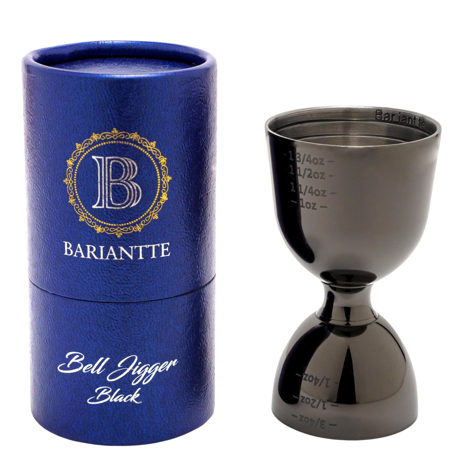 BBARIANTTE sturdy dual-size jigger for precise cocktails at home.
