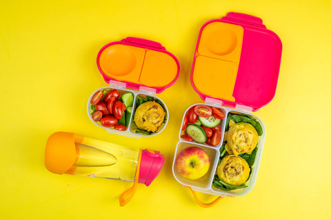 b.box snack box compact design for school use and travel.