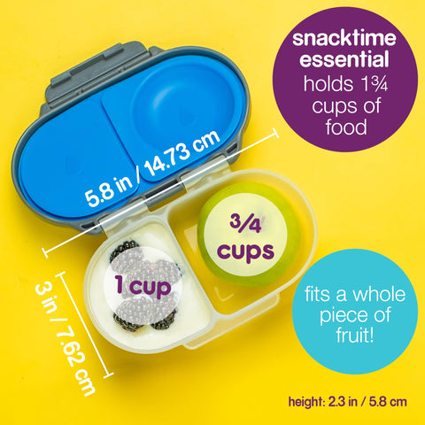 leakproof silicone seal on b.box snack box preventing leaks during travel