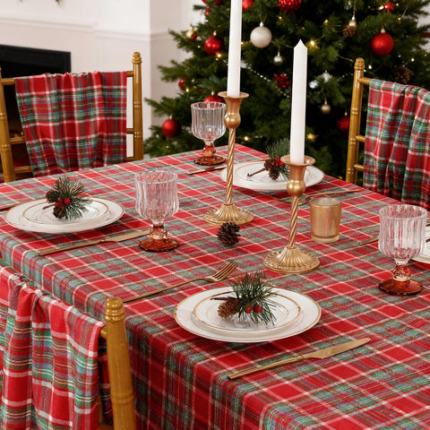 B-COOL Christmas table cover for indoor and outdoor use with timeless charm.