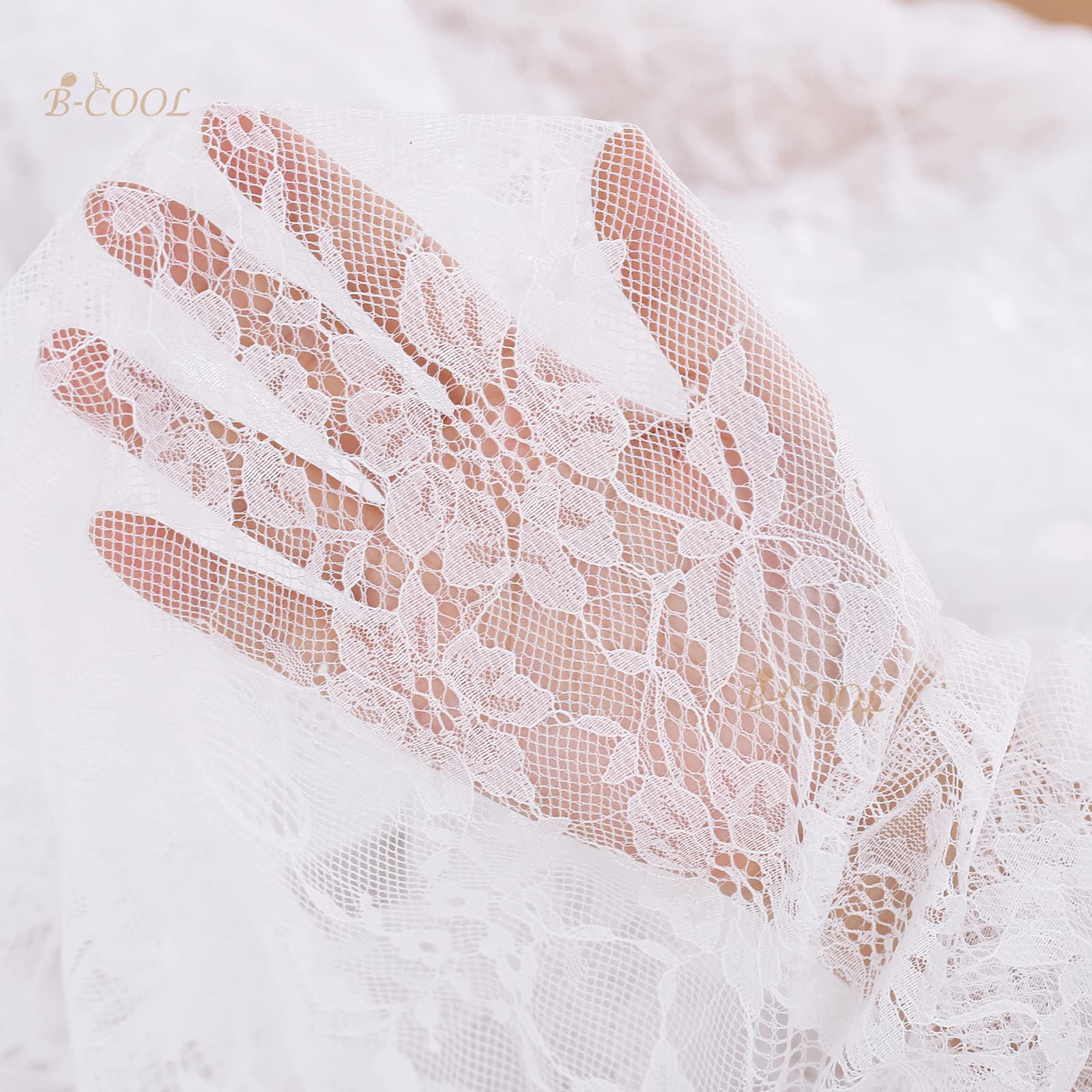 Delicate scalloped edges and embroidery by B-COOL elevate table settings
