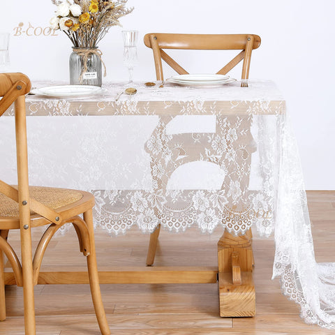Includes two white ribbons for easy tying and added decor options