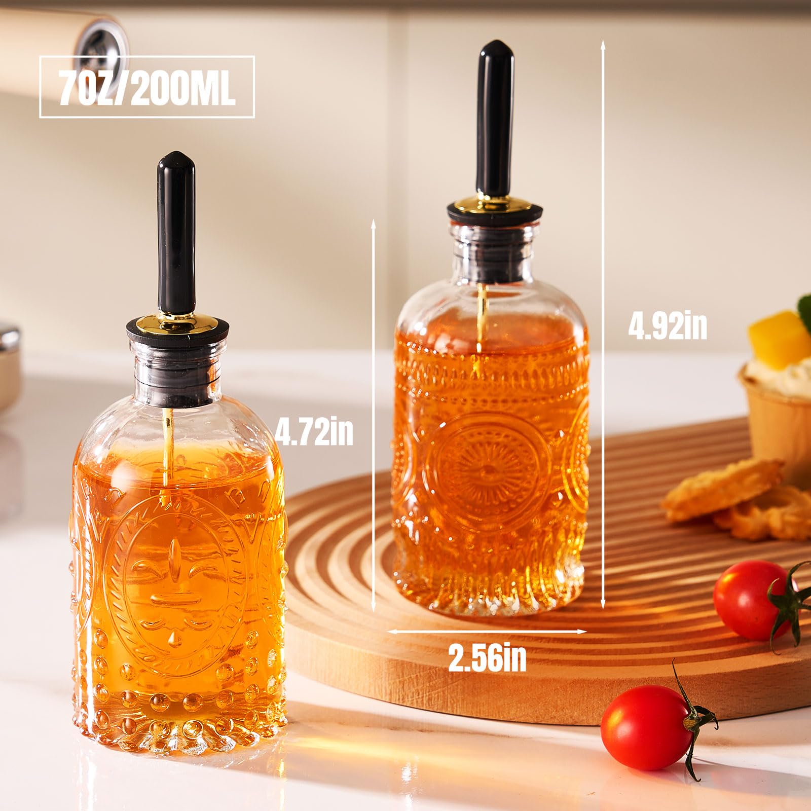 Baalaka dishwasher-safe syrup dispenser for easy cleaning and reuse.
