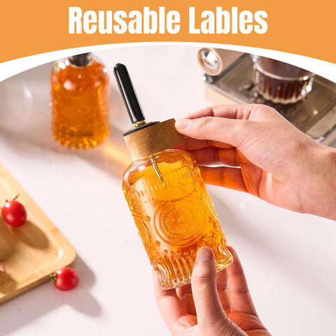 Baalaka bottle with vintage embossed pattern adds elegance to your coffee bar.