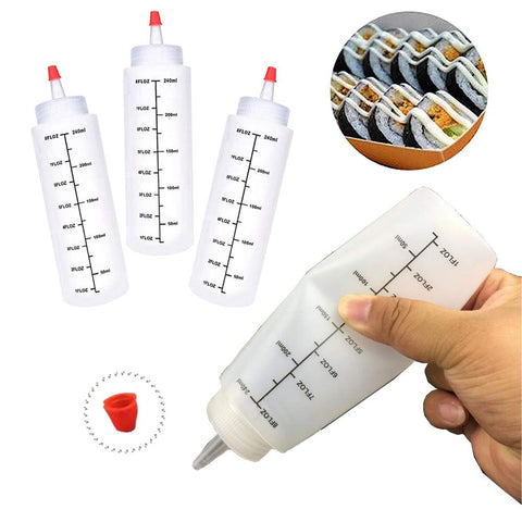 Baaxxango clear bottle designed for crafts like glues and paints.