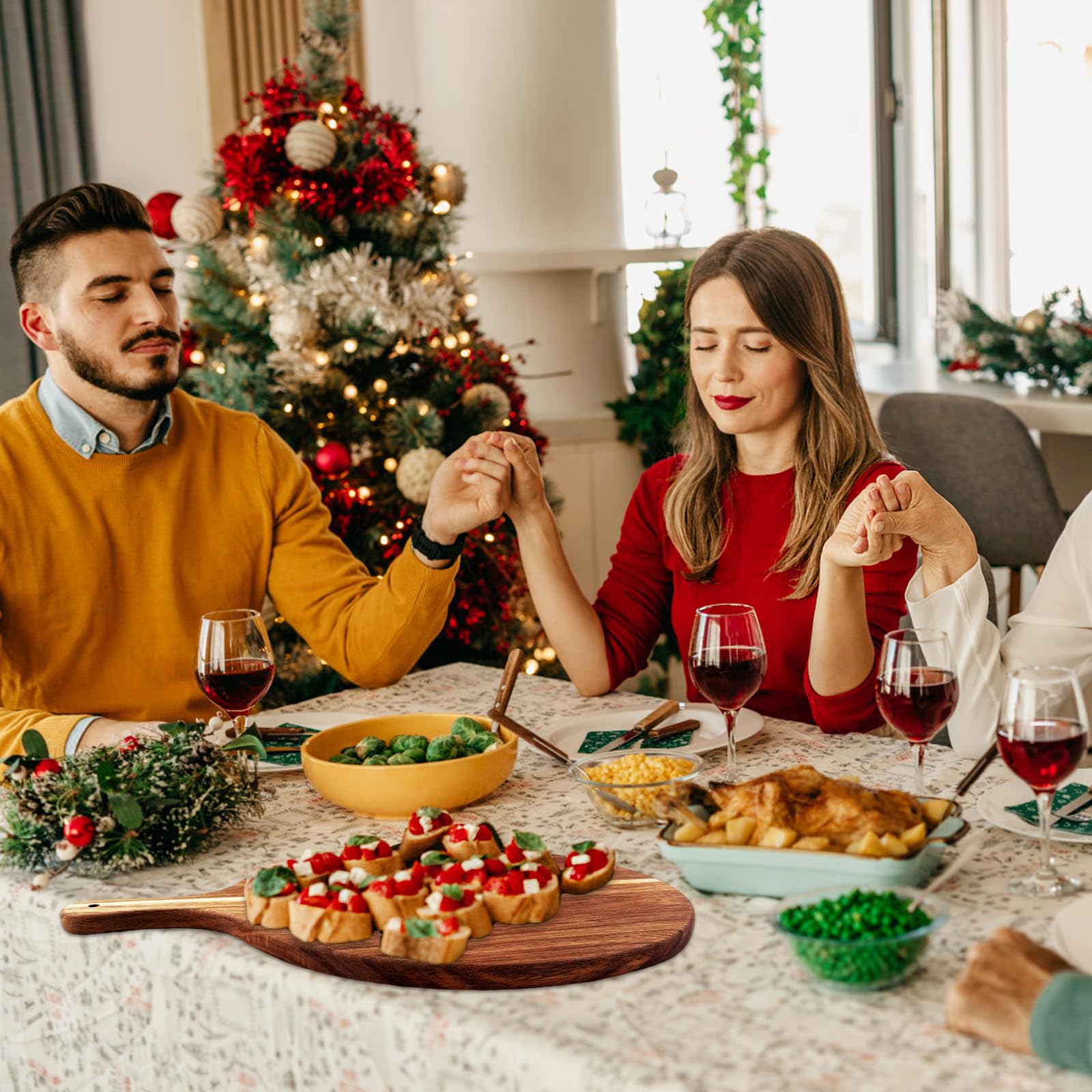 Baaxxango party serving tray helps present appetizers neatly