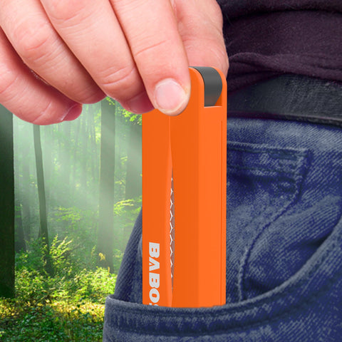BABOSTOW ABS case keeps the sharpener protected during transport.