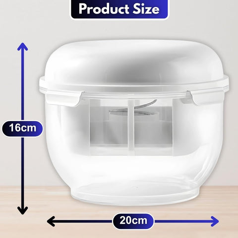 BABRI ultra-fine mesh strainer for silky yogurt.