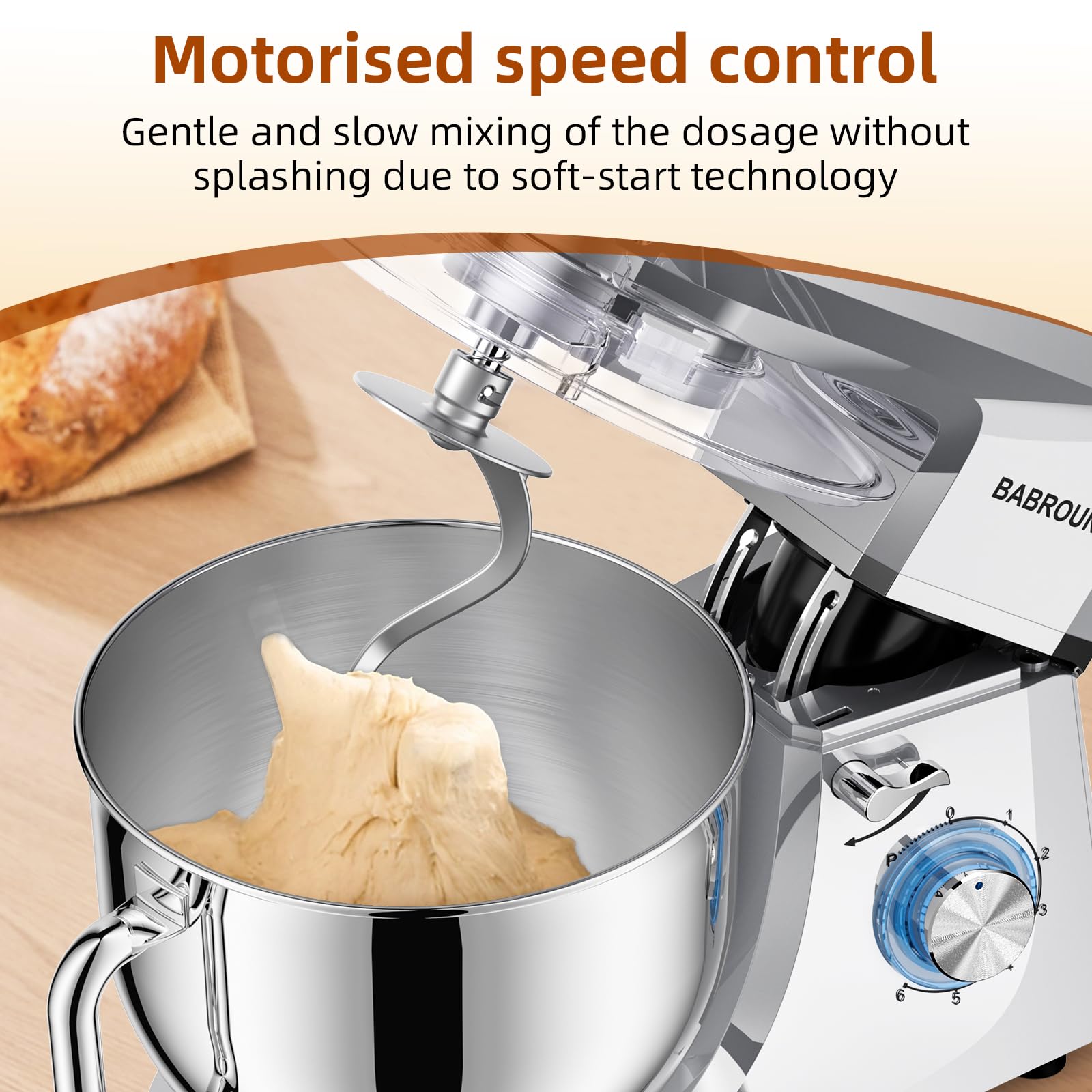Babroun batter in bowl shows smooth, even mixing.