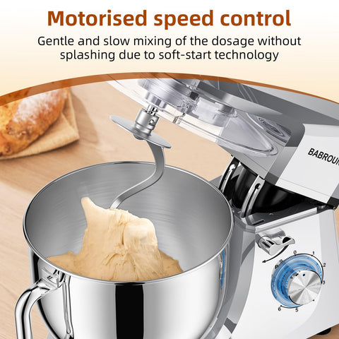 Babroun batter in bowl shows smooth, even mixing.