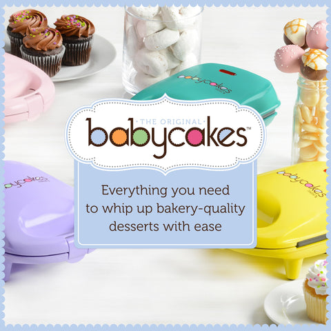 Babycakes dishwasher-safe plates simplify maintenance between bake sessions