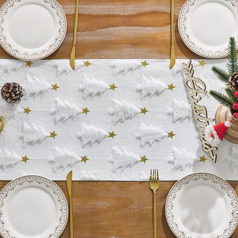 Baccessor golden star embroidery creates a luxurious focal point.