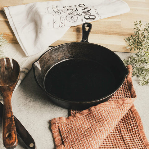 Backcountry Iron 8-inch round skillet for searing, roasting, and baking