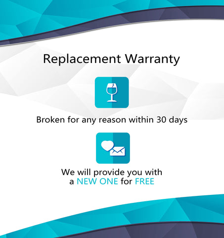 BACLIFE delicately edged, hand-crafted wine glasses add a refined touch.