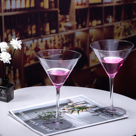 BACLIFE leadless-crystal-martini-glasses showcase a refined presentation for upscale gatherings.