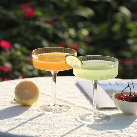 BACLIFE wide rim boosts aroma, ideal for martinis and champagne moments