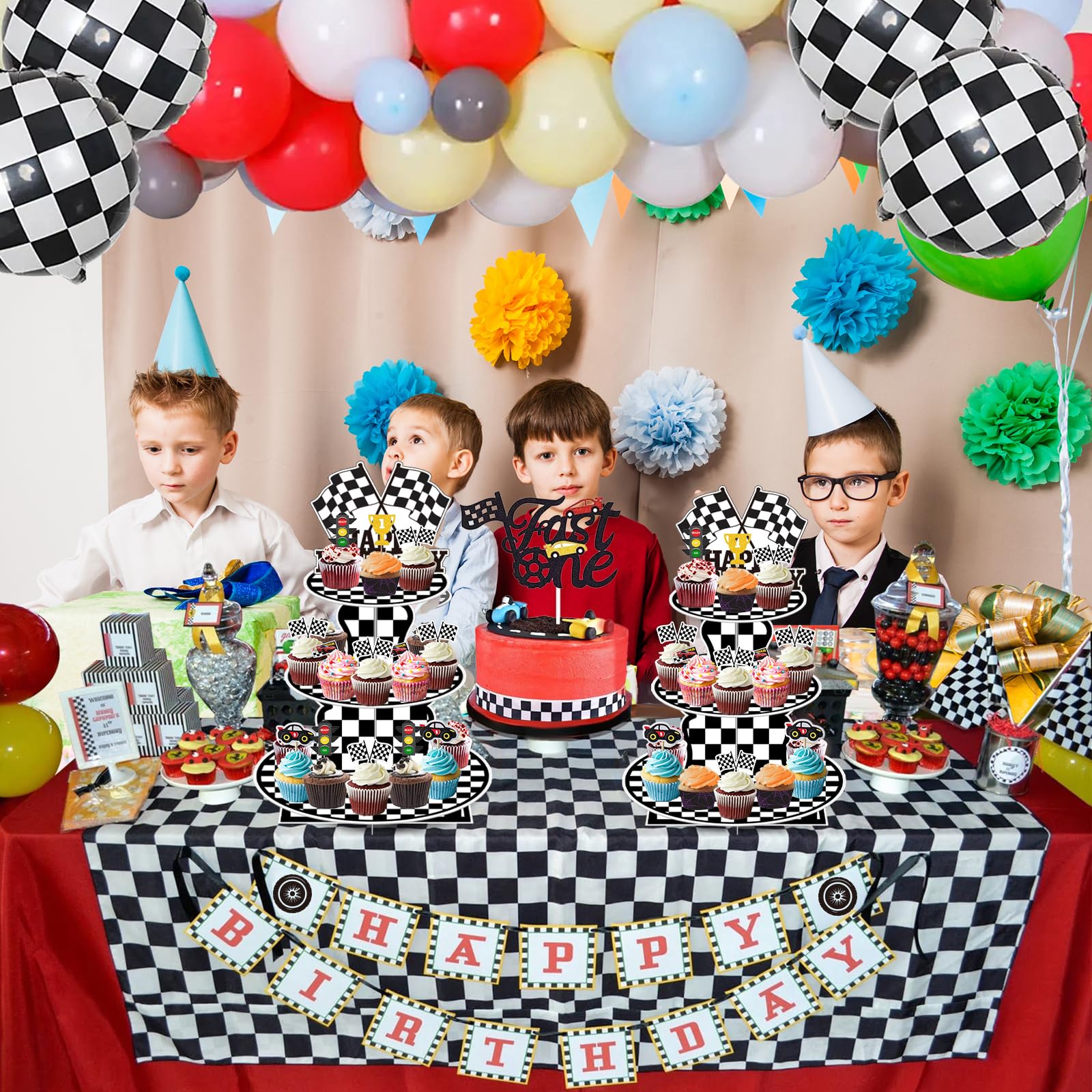 BACUTHY cupcake display holds up to 48 cupcakes for big events