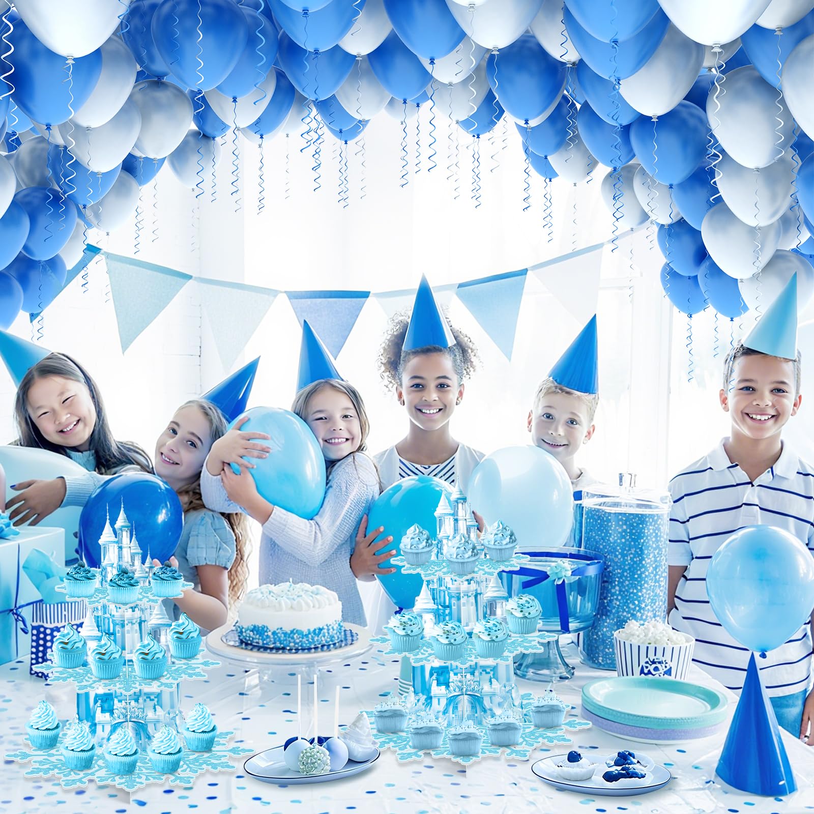 BACUTHY party dessert display layout showing space-saving presentation