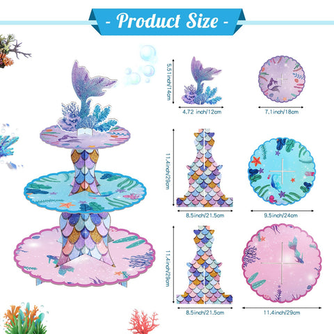 BACUTHY under the sea decor creates a charming centerpiece for celebrations.