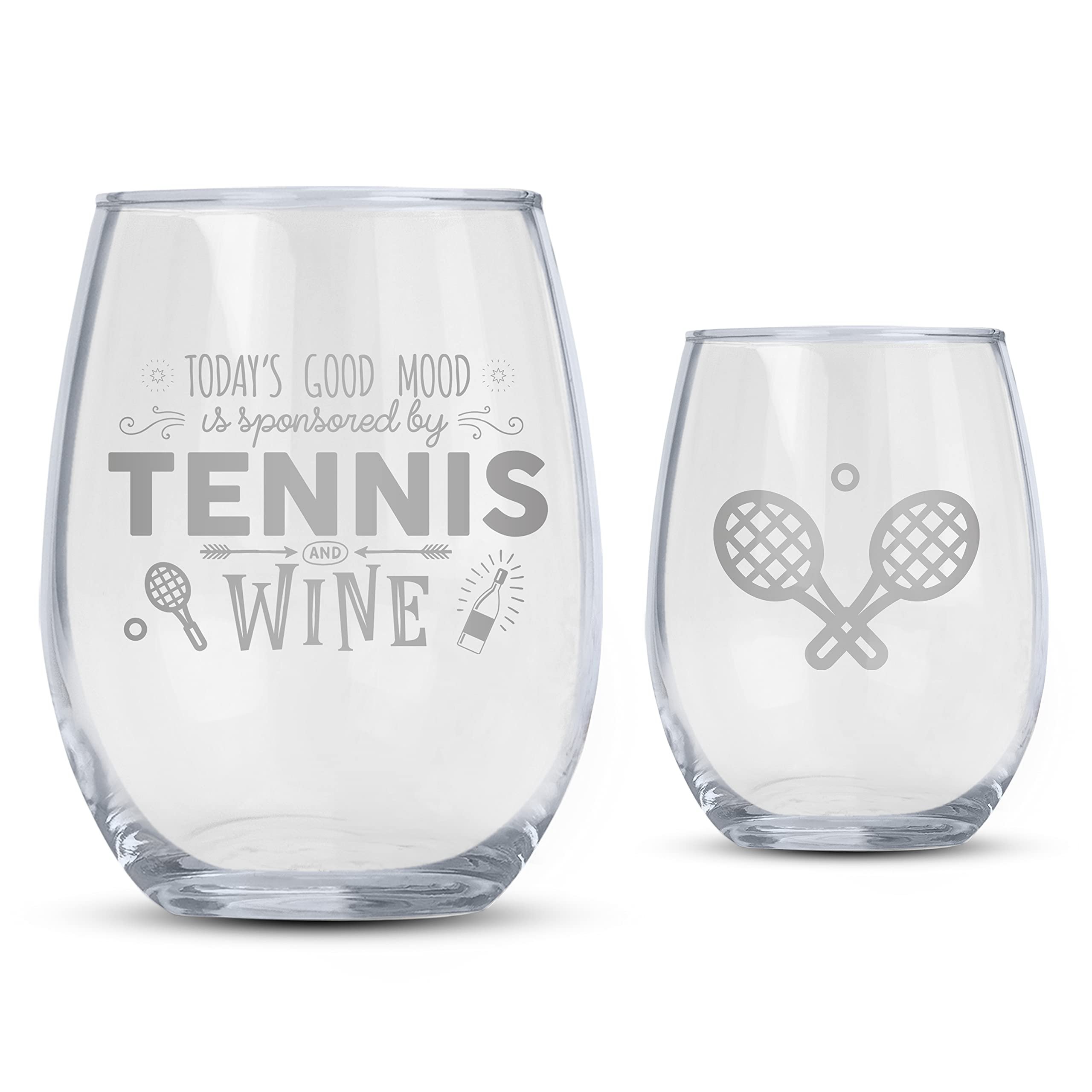 Bad Bananas silver metallic print wine glass adds festive shine to toasts
