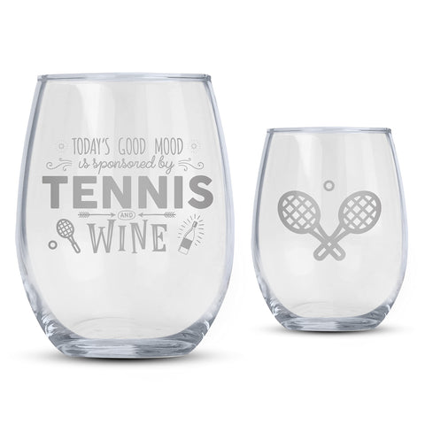 Bad Bananas silver metallic print wine glass adds festive shine to toasts