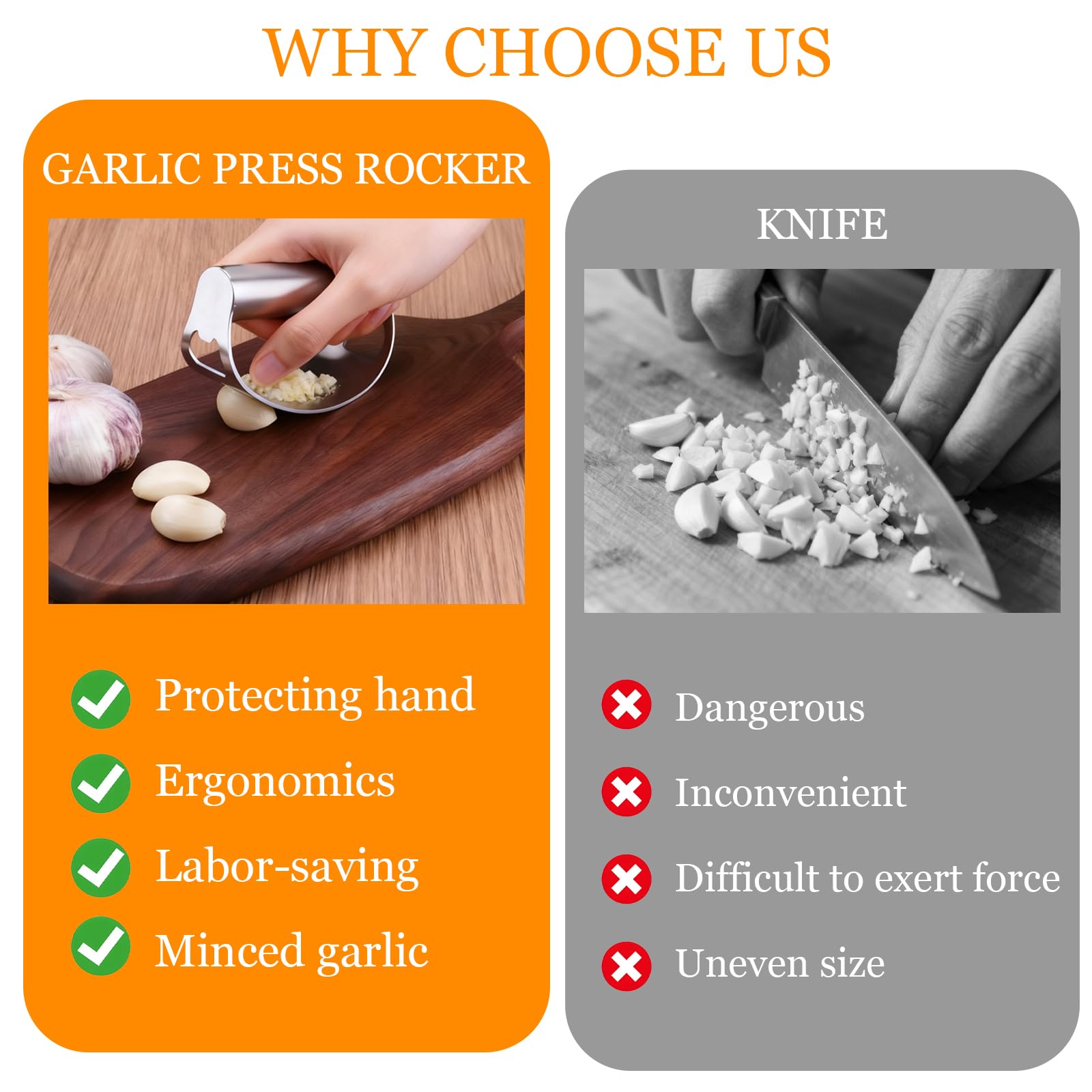 BADAO multi-use-crusher shows versatility for garlic, ginger, and spices.