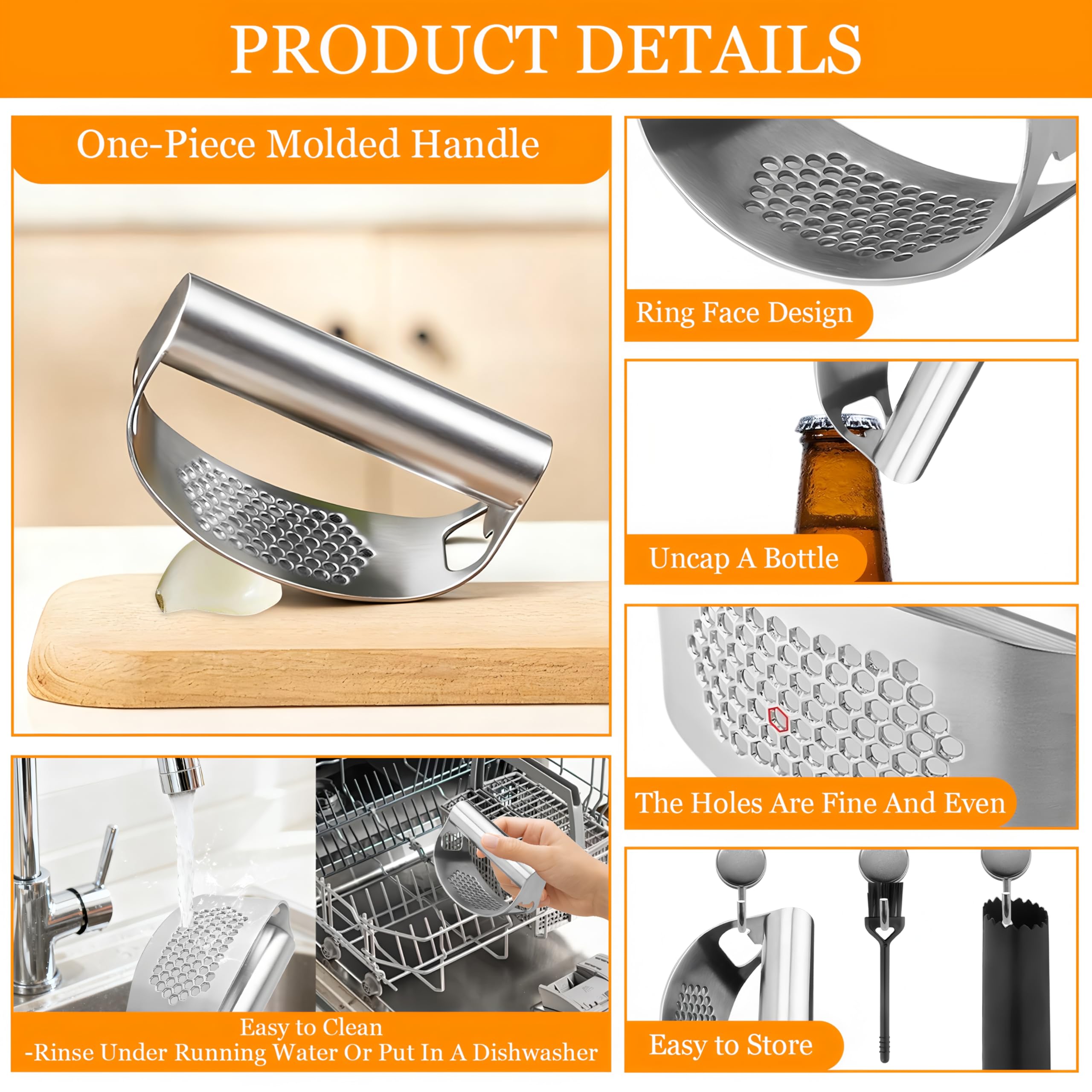 BADAO stainless-steel-construction promises rust resistance and durable daily use.