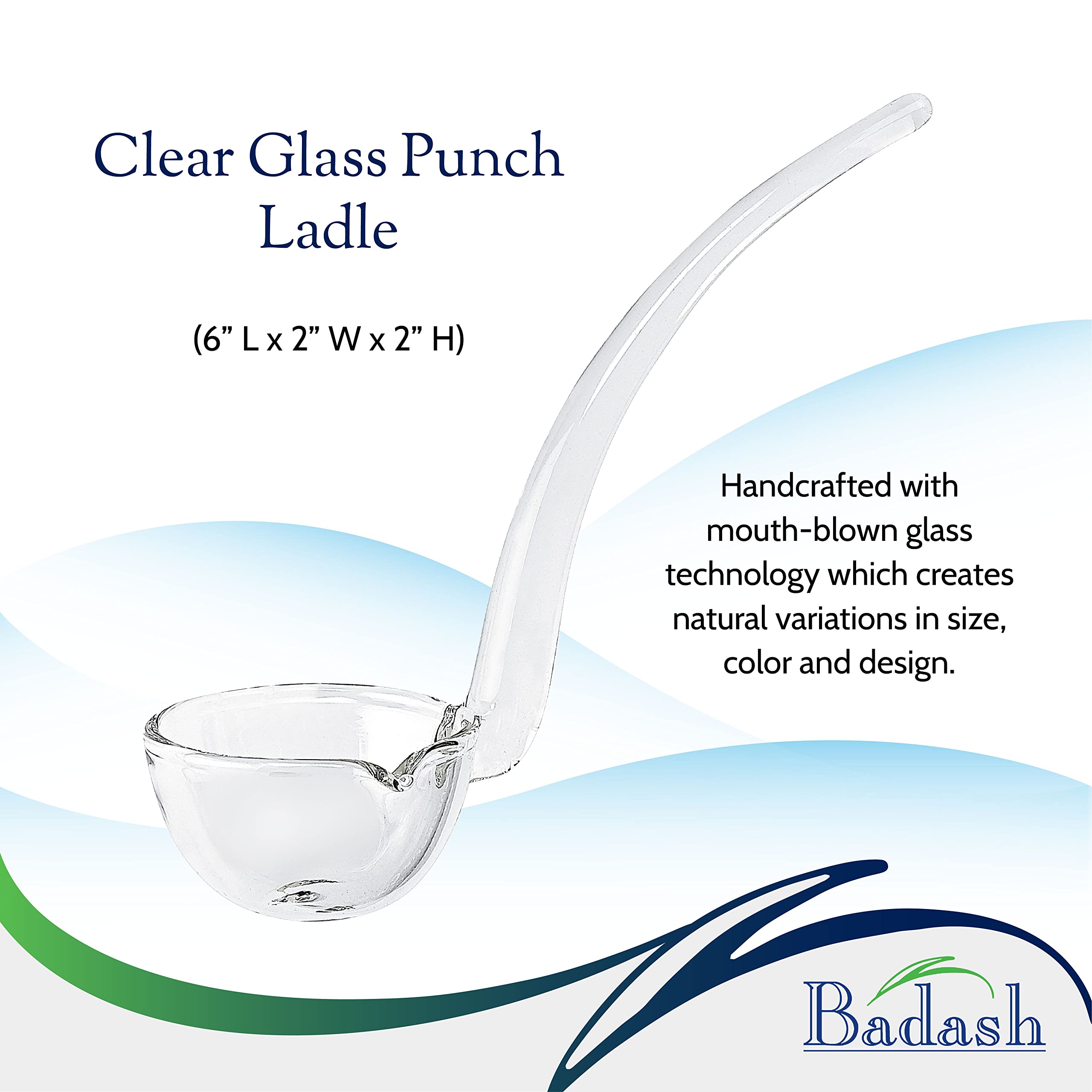 Badash gift-ready packaging for crystal serving ladle presentation