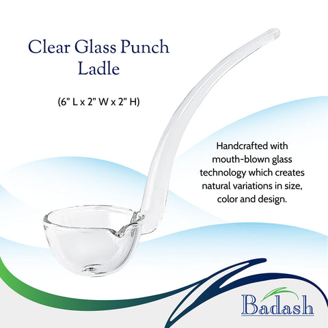 Badash gift-ready packaging for crystal serving ladle presentation