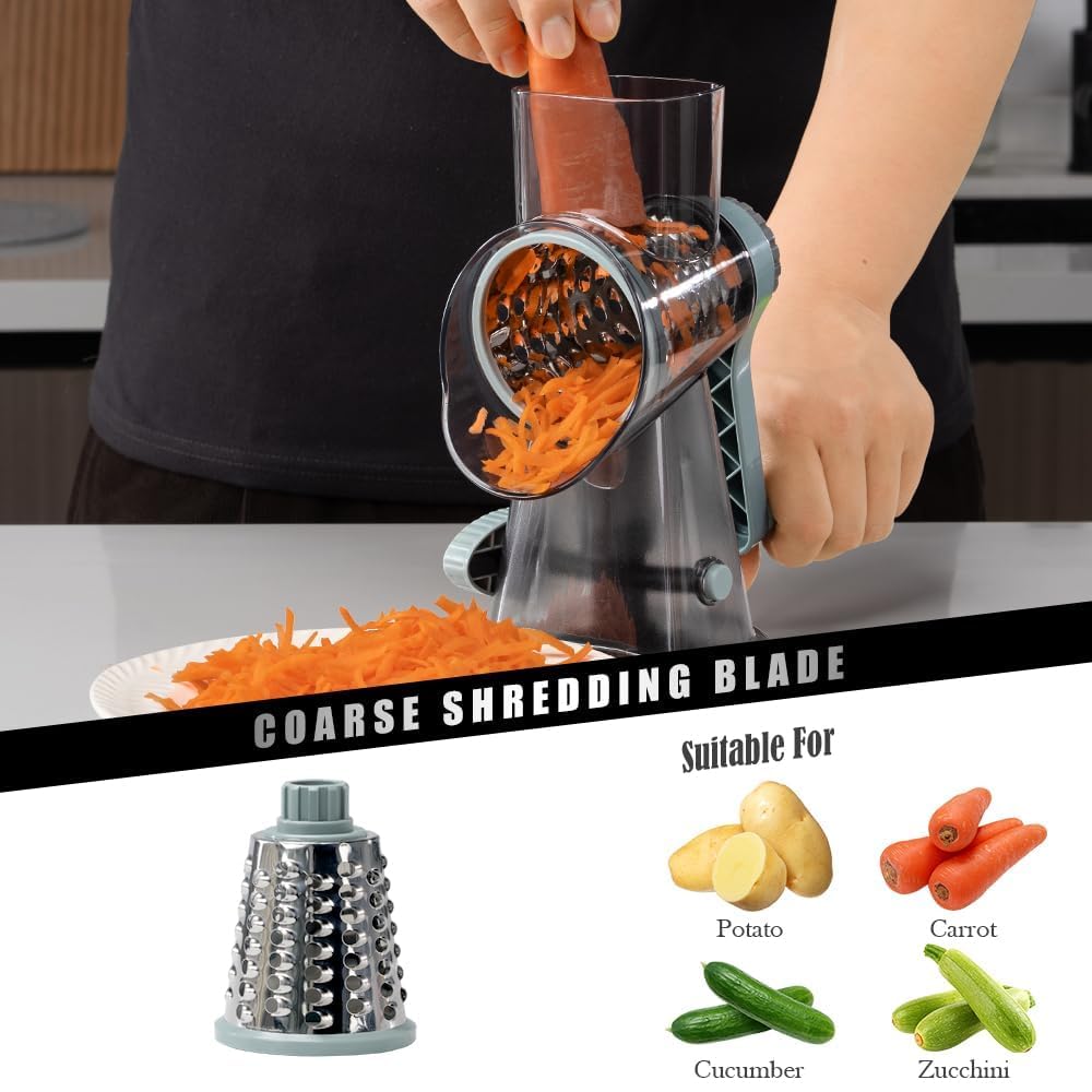 Badelite cheese grater blades stainless steel for precise slicing and shredding.