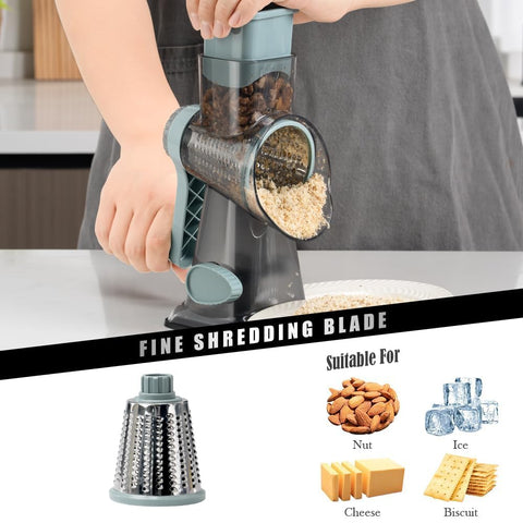 Badelite cheese grater suction base keeps stable on counters.