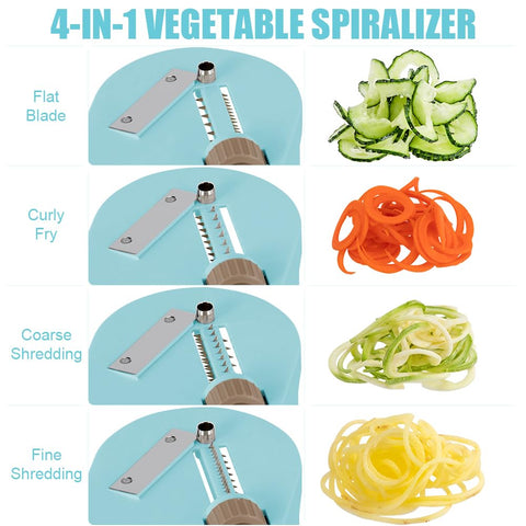 Badelite Spiralizer compact design fits small kitchens and easy storage.