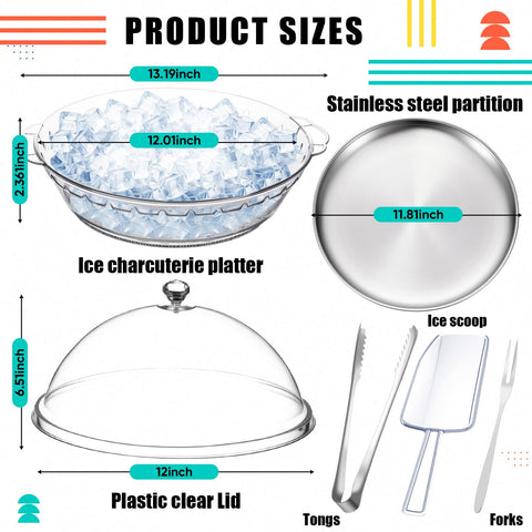 Baderke lower ice tray in clear polystyrene supports rapid cooling.