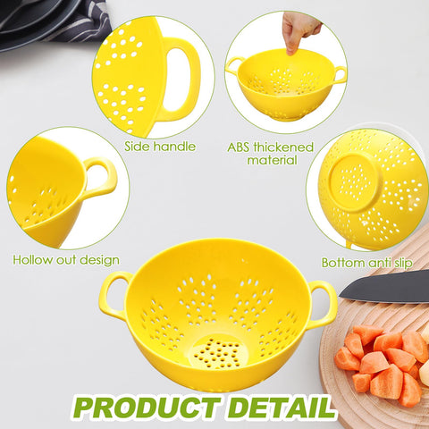 Baderke mini colander in red, great for washing fruits and vegetables.
