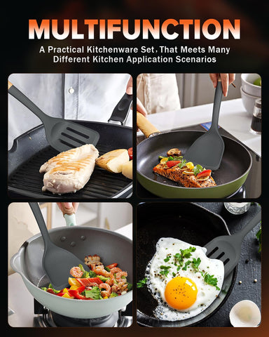 Badiano BPA-free silicone protects nonstick cookware from scratches.