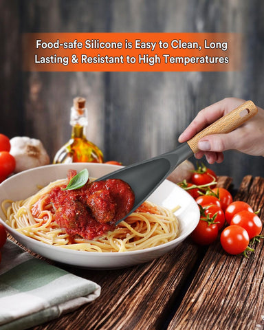 Badiano BPA-free silicone spoon safe for contact with food and flavors