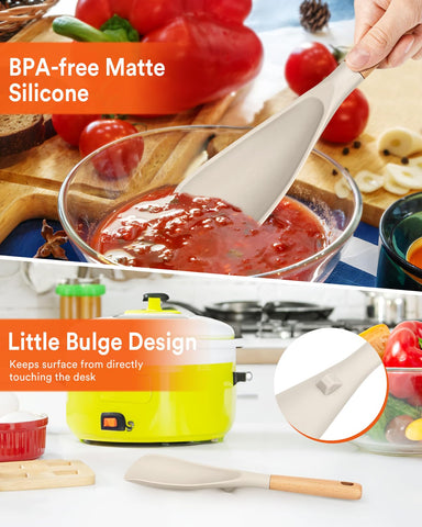 Badiano cooking spoon BPA-free silicone supports safe food preparation