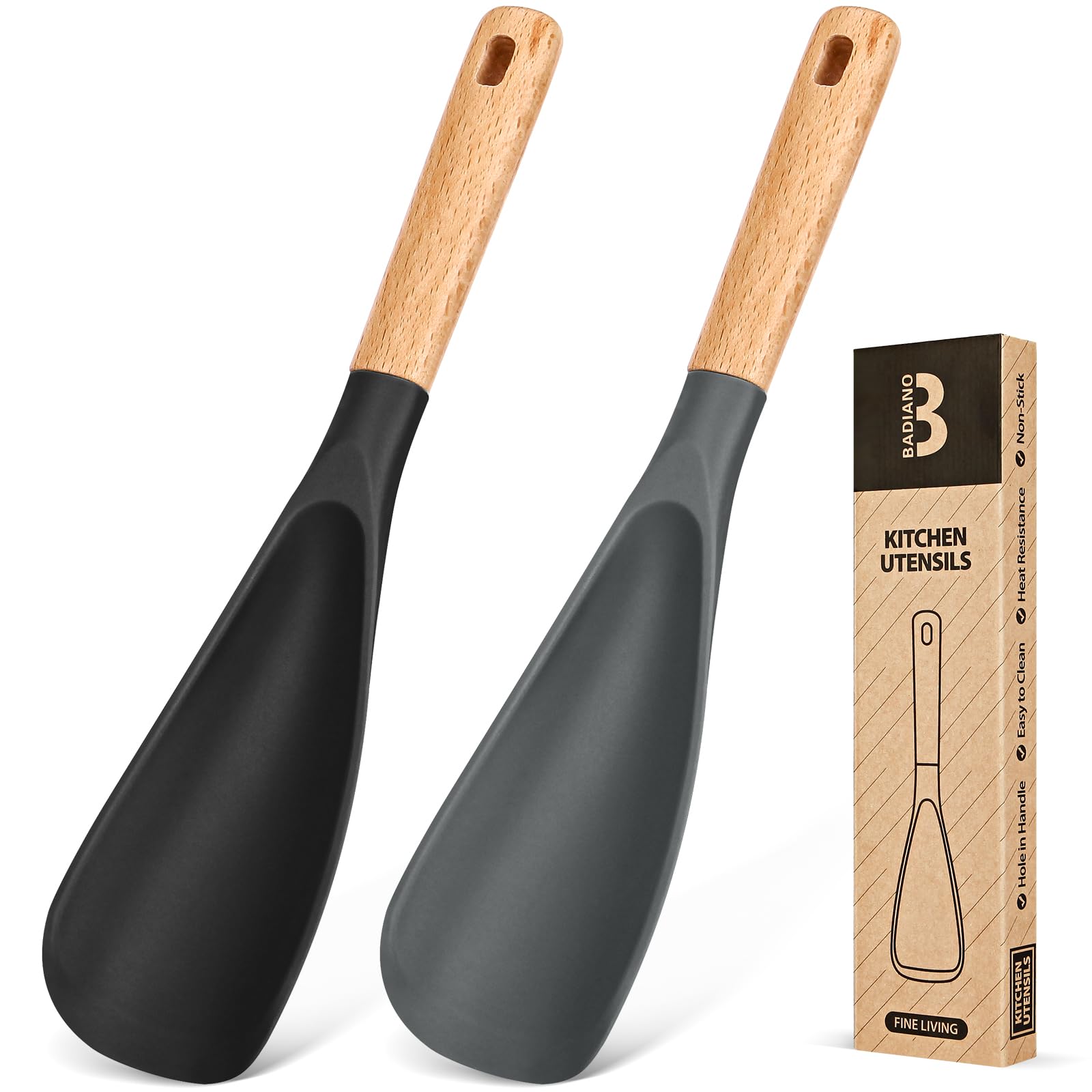 Badiano cooking spoon heat resistance for safe stirring in hot pans