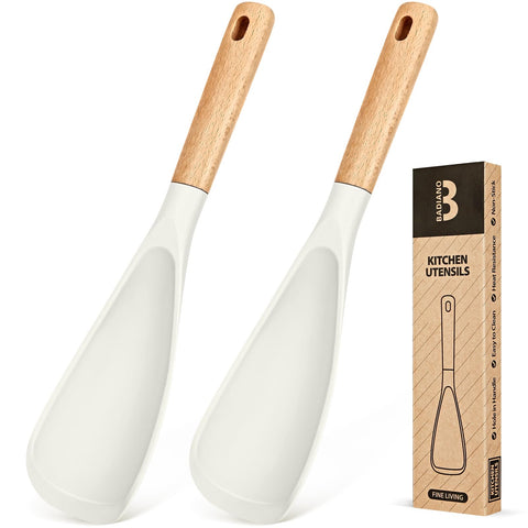 Badiano cooking spoon heat-resistant head for high-heat cooking and stirring.