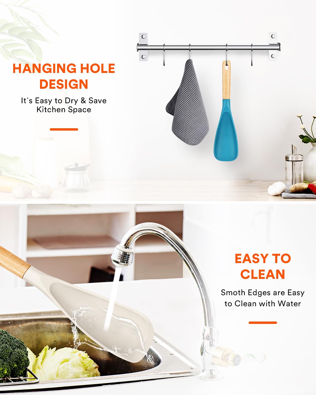 Badiano 11.4-inch spoon makes scooping and serving easy from deep pots.