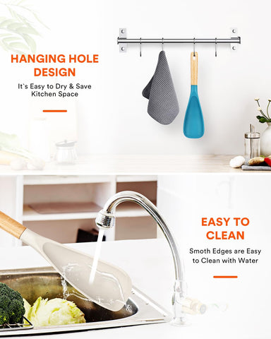 Badiano 11.4-inch spoon makes scooping and serving easy from deep pots.