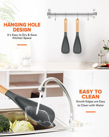 Badiano 2 pack spoon set ideal for stirring, scooping, and serving