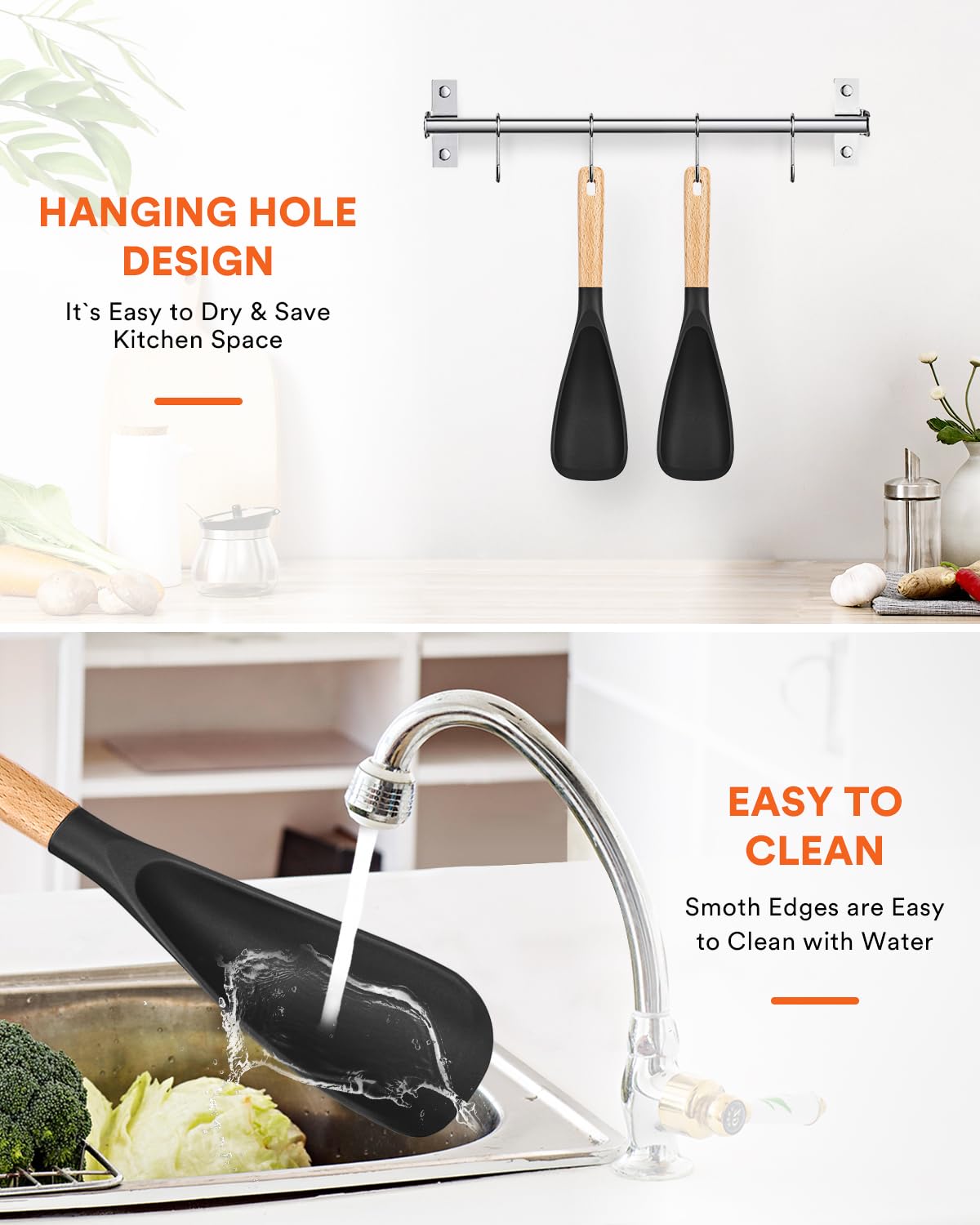 Badiano cooking spoon shown in a two-pack for easy access