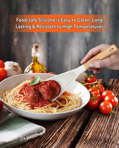 Badiano ergonomic wood-handle spoon offers comfortable grip and precise control
